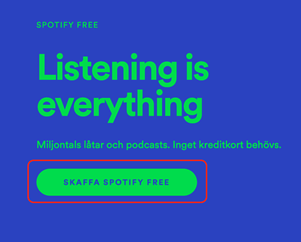 CTA-knapp Spotify